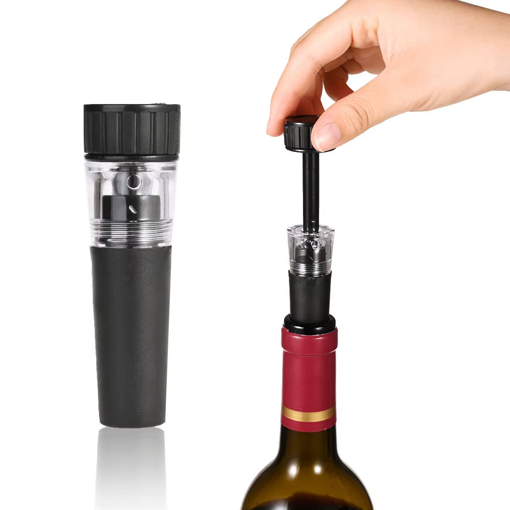 Wine Opener Air Pump Pressure Vacuum Wine Bottle Corkscrew Stainless Steel Pin Type Cork Out Tool Wine Opener Bar Accessories