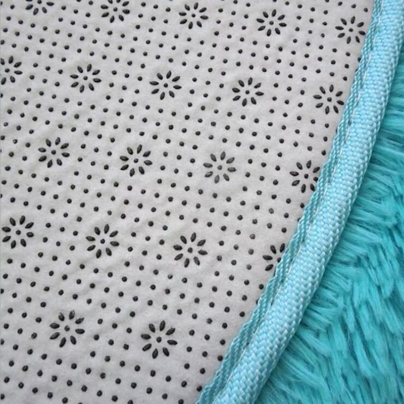 Oval Carpets for Living Room, Sofa Bed, Soft Rugs, Non-Slip Bedroom Mats, Home Decoration