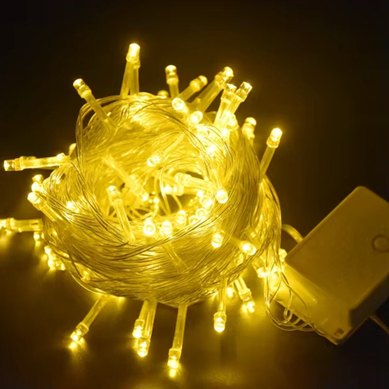Fairy Lights 10M 100LED String Light 110V 220V Christmas Holiday Garland Lights for Home Party Wedding Christmas Decoration