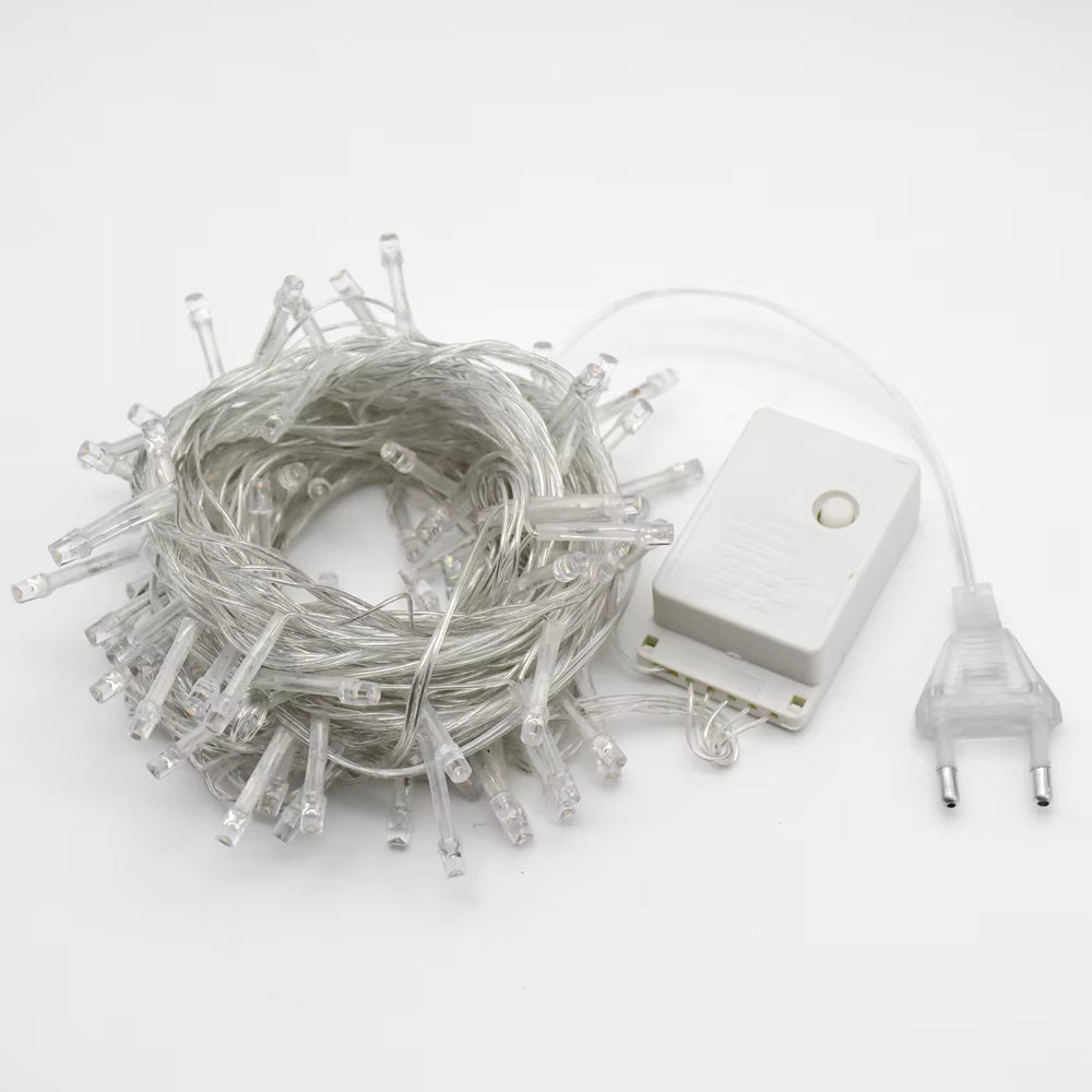 Fairy Lights 10M 100LED String Light 110V 220V Christmas Holiday Garland Lights for Home Party Wedding Christmas Decoration