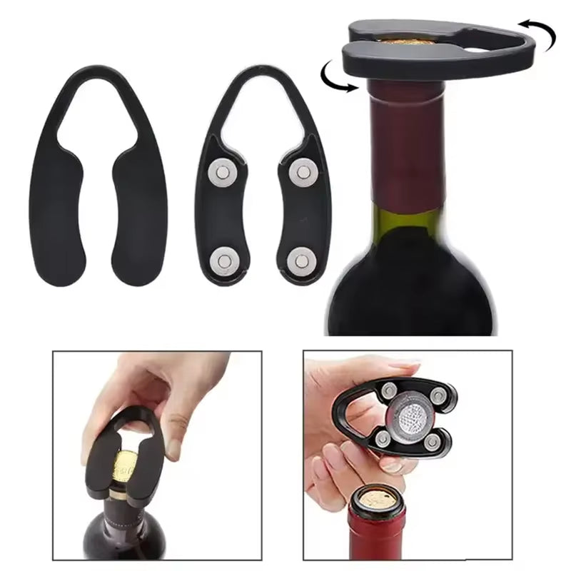 Wine Opener Air Pump Pressure Vacuum Wine Bottle Corkscrew Stainless Steel Pin Type Cork Out Tool Wine Opener Bar Accessories