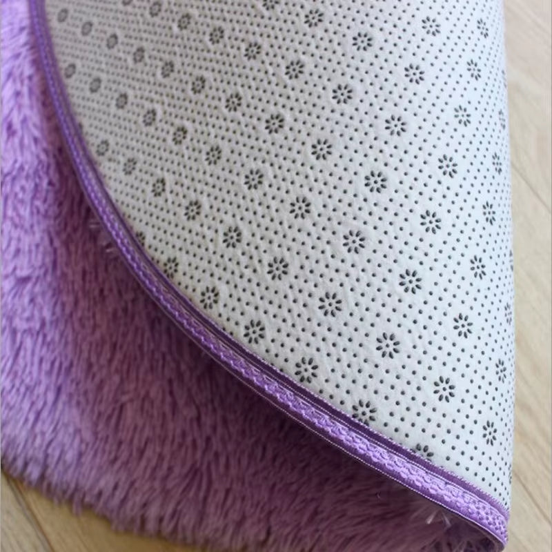 Oval Carpets for Living Room, Sofa Bed, Soft Rugs, Non-Slip Bedroom Mats, Home Decoration