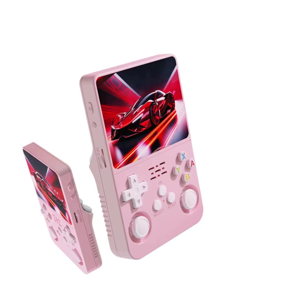 FORYOBUD R36S Retro Handheld Game Console Linux System 3.5 Inch IPS Portable Pocket Player 64GB Video Gaming Kids Gifts