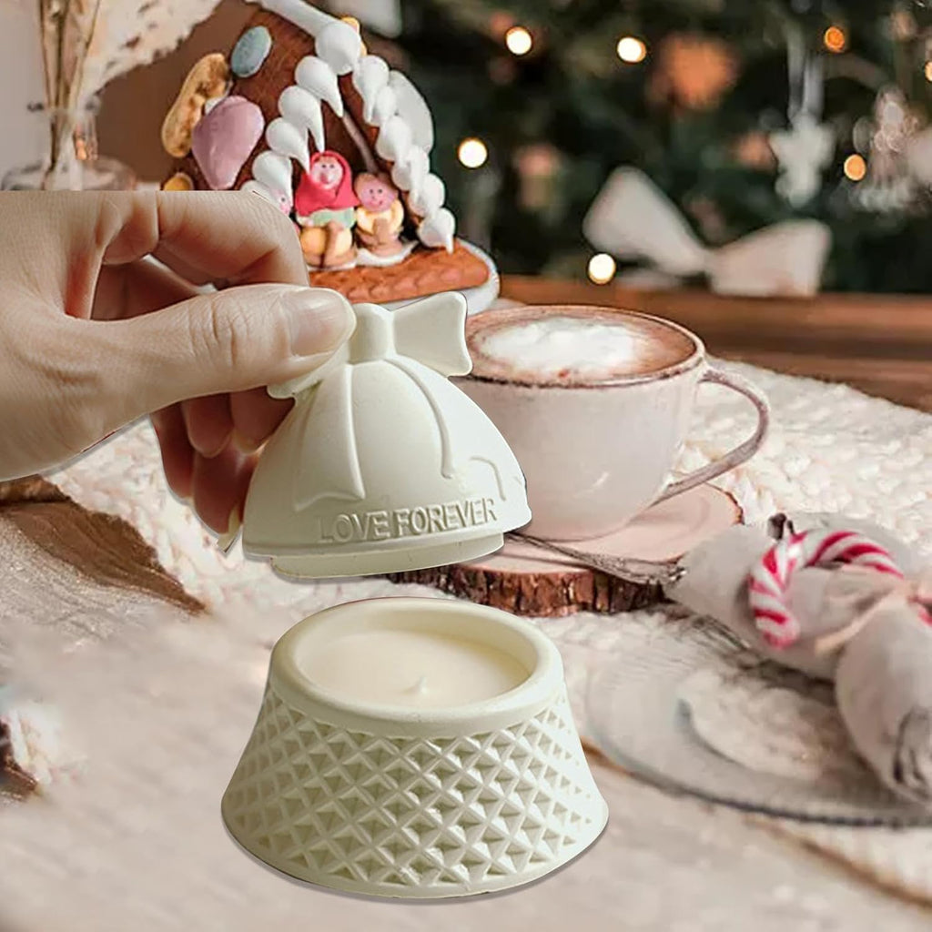 Velas Navideñas,Aromas De Velas Navideñas,3X Lindas Velas Aromáticas Navideñas - Decoraciones De Mesa Central, Velas Aromáticas Hechas a Mano, Velas De Aromaterapia Para El Hogar