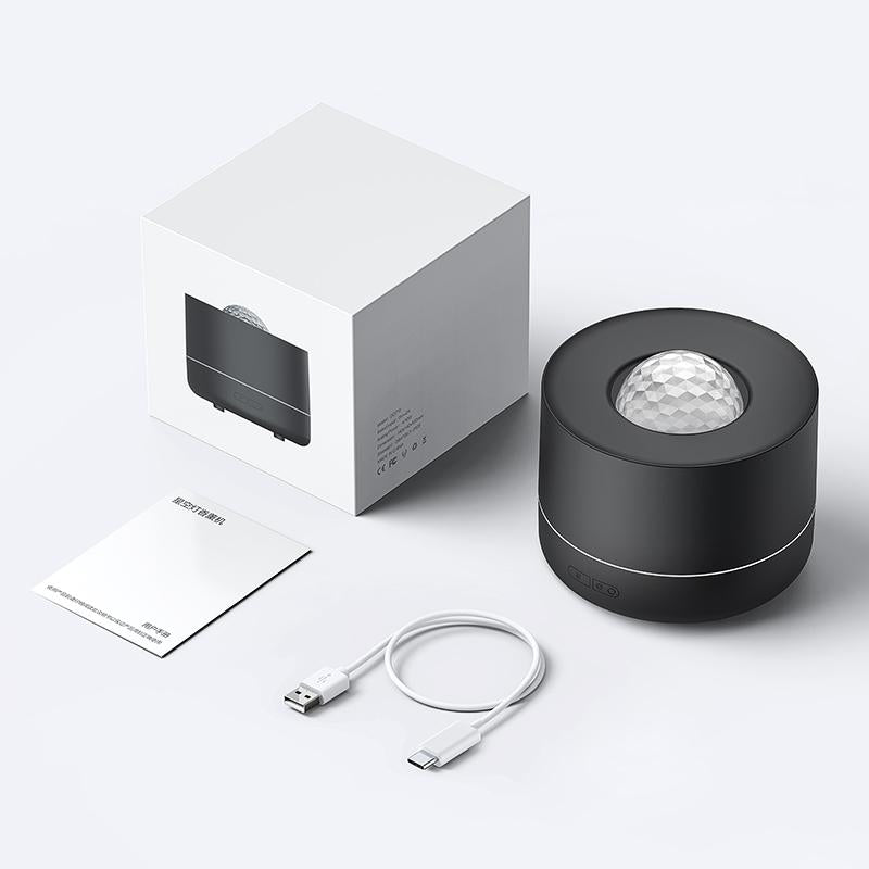Galaxy Projection Aroma Humidifier - 4-In-1 Humidifier, Projector, Night Light & Diffuser for Better Sleep & Relaxation