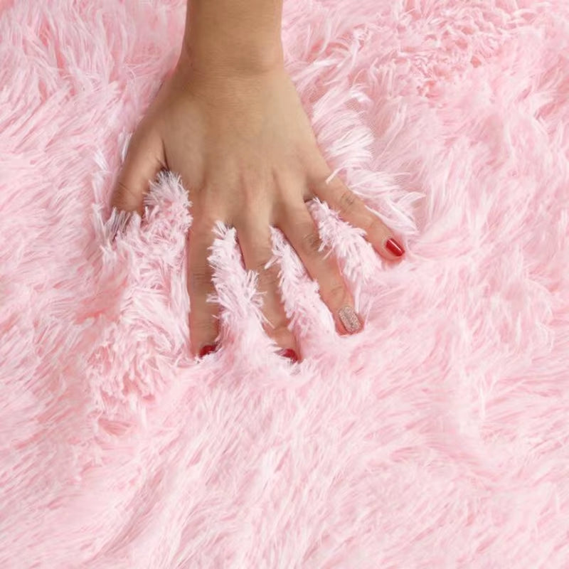 Oval Carpets for Living Room, Sofa Bed, Soft Rugs, Non-Slip Bedroom Mats, Home Decoration