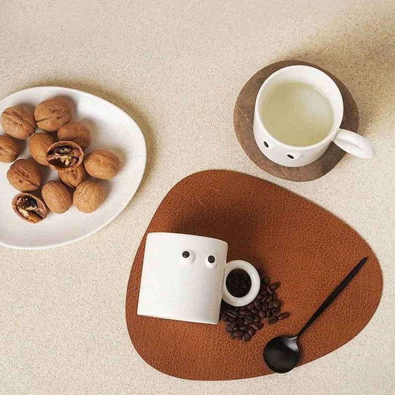 Big Eyes Handmade Ceramic Coffee Mug - Unique, Cute, and Funny